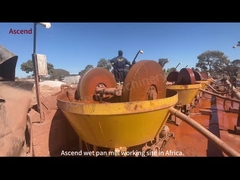 Młyny mokre 1600 1500 1400 model tahona do szlifowania proszku złota z rtęcią i wodą